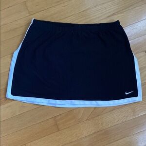 NWT Nike Black Skirt with White trim